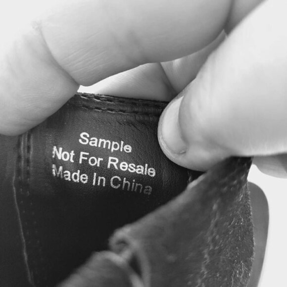 Calvin Klein Womens Ankle Boots Booties Black Block Heels Almond Toe Zip 7 New - Picture 8 of 9